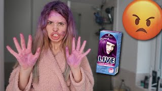 SHAMPOO HAIR DYE PRANK ON MY GIRLFRIEND GONE WRONG [upl. by Power]