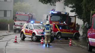 Explosion und Brand in Uhrenfabrik in VillingenSchwenningen [upl. by Kilroy131]