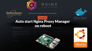 Auto Start Nginx Proxy Manager on Ubuntu Docker [upl. by Eahc]