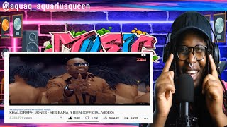 KHALIGRAPH JONES  YES BANA FT BIEN MUSIC VIDEO REACTION [upl. by Alinna997]