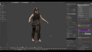 Blender character customization prototype with morph targets [upl. by Halbeib]