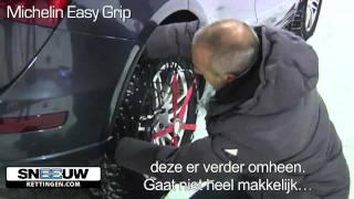 Michelin Easy Grip nieuwe generatie sneeuwkettingen van gevlochten kunststof [upl. by Norabel441]