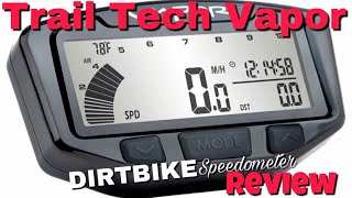 Trail tech vapor REVIEW DEMO on my street legal Yamaha TTR225 [upl. by Tolkan]