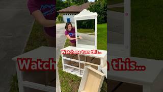 DIY Anthropologie Mirror Did you see the vision shortsviral diy diycrafts shorts diyprojects [upl. by Roos654]