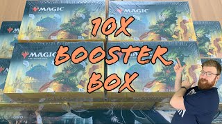 10 Guilds of Ravnica Booster Boxes All The Shock Lands [upl. by Laurita34]