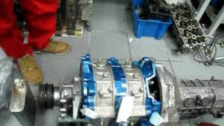 Mazda rx7 engine 13B Big Street Port Compression test part 2 [upl. by Labors333]