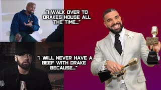 Rappers Talking About Drake Eminem Kanye West Travis Scott Rick Ross Meek Mill amp more [upl. by Adnale524]