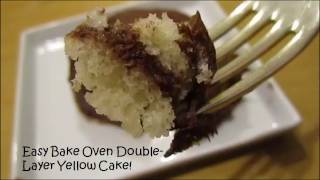 Easy Bake Oven Double Layer Yellow Cake [upl. by Einattirb]