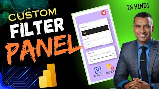 How to create a custom Slicer  Creating a Custom Filter Panel in Power BI [upl. by Ingram]