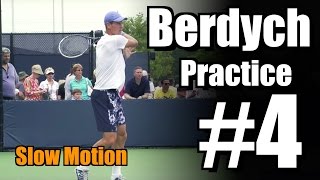 Tomas Berdych in Super Slow Motion  Practice  Western amp Southern Open 2014 [upl. by Meara]