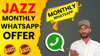 Jazz Monthly WhatsApp Package Code  How To Activate Whatsapp Offer For Jazz 2022 [upl. by Castorina771]