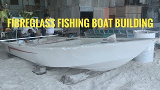 Fibreglass Fishing boat building manufacturing process start to finish [upl. by Nedi]