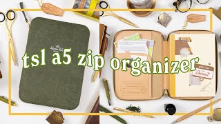 TSL A5 Zip Organizer Unboxing and First Impressions  JOBSJOURNAL [upl. by Smaoht337]