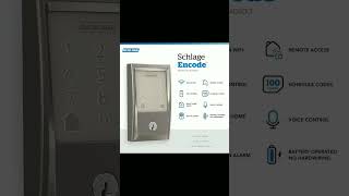 Schlage Encode WiFi Deadbolt Smart Lock Product Overview [upl. by Ahseihs]