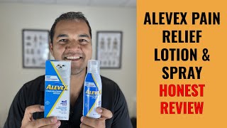 AleveX Pain Relieving Lotion amp Spray  Honest Physical Therapist Review [upl. by Ilocin636]