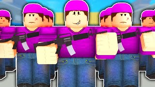 The Purple Team ARMY In Arsenal ROBLOX [upl. by Mareah375]