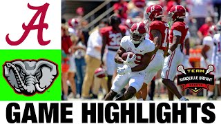 Team Crimson vs Team White Highlights  2024 Alabama Football Spring Game [upl. by Ameen993]