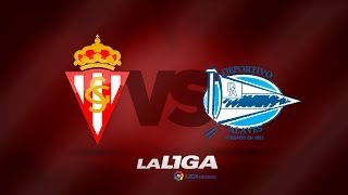 Resumen de Sporting de Gijón 20 Deportivo Alavés  HD [upl. by Poliard]