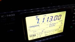 Test Icom IC7400 [upl. by Aierbma]