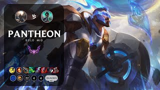 Pantheon Mid vs Karma  EUW Master Patch 147 [upl. by Recneps23]