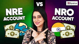 Difference between NRE and NRO Account  NRE Account  NRO Account [upl. by Riddle]