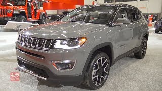 2019 Jeep Compass Limited 4x4  Exterior And Interior Walkaround  2019 Quebec Auto Show [upl. by Lleraj]