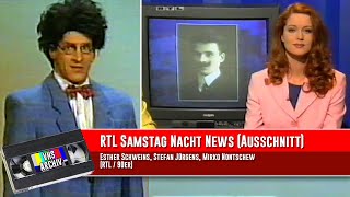 RTL Samstag Nacht News  Ausschnitt RTL  90er [upl. by Orutra]