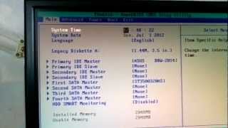 AMD Athlon 64 3000 Overclocked 2648 MHz [upl. by Anuqahs]