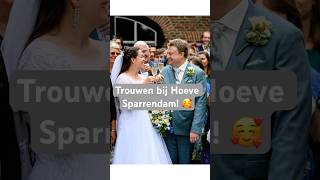 😍 Persoonlijke trouwceremonie bij Hoeve Sparrendam trouwen bruiloft trouwplannen [upl. by Ahsemrak]