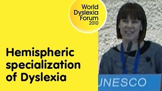 Hemispheric specialization of Dyslexia [upl. by Anirbak]