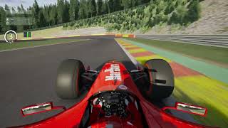 Ferrari F2004 Slicks tyres  Spa Francorchamps 135187  Assetto Corsa [upl. by Christal]