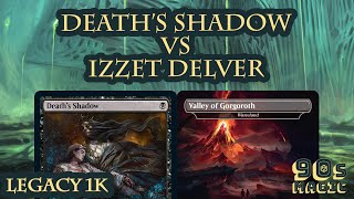 Deaths Shadow vs UR Delver MTG Legacy [upl. by Harneen959]