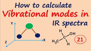 Calculation of vibrational modes IR spectroscopy [upl. by Libyc]