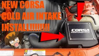 NEW CORSA COLD AIR INTAKE INSTALL  Car Vid 14 [upl. by Rossen]