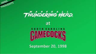 1998 Marshall Football at South Carolina [upl. by Eimme]