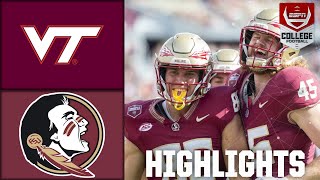 Virginia Tech Hokies vs Florida State Seminoles  Full Game Highlights [upl. by Baylor]