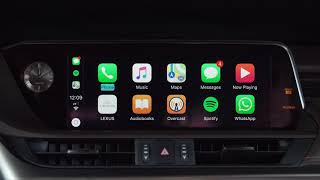 Apple CarPlay in the New 2019 Lexus ES [upl. by Cherilyn698]