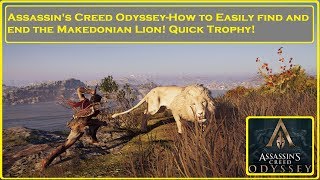 Assassins Creed® Odyssey Where is the Makedonian Lion [upl. by Jarrod]