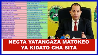 MATOKEO YA KIDATO CHA SITA 2024 HAYA APA  NECTA IMETANGAZA MATOKEO YA FORM SIX 2024 [upl. by Melosa]