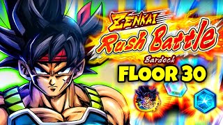 Bardock Floor 30 Zenkai Rush Battle  Dragon Ball Legends [upl. by Atenaz837]