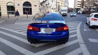 BMW M5 F90 Competition Remus Exhaust Sound In Warsaw [upl. by Ax]