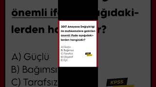 KPSS 2024 VATANDAŞLIKTAN FULL ÇEKTİREN SORULAR kpss2024 kpssgüncel kpsstarih kpsscografya yks [upl. by Manoop]