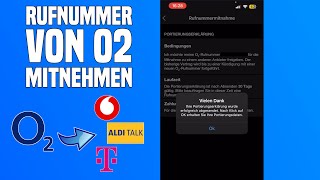 O2 Portierungserklärung Rufnummer von O2 zu anderem Anbieter mitnehmen [upl. by Magbie284]