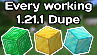 EVERY Working Minecraft Multiplayer Duplication Glitch for Java 1211 [upl. by Simsar528]