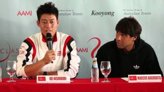 AAMI Kooyong Classic Press Conference [upl. by Nicram]