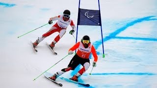 Mac Marcoux 2nd run  Mens giant slalom visually impaired  Alpine skiing  Sochi 2014 [upl. by Sandra]