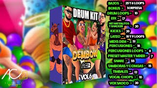 LIBRERIA DE DEMBOW  DRUM KIT DEMBOW VOL 6 ACI2 [upl. by Adrianna347]