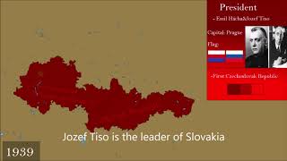 The History of Czechoslovakia Every Year [upl. by Yelwah]