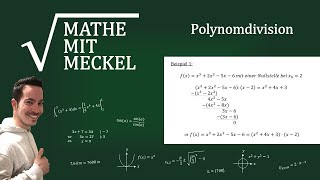 Polynomdivision  Mathe mit Meckel machts möglich [upl. by Eidoc645]