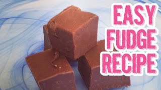 Easy Cheater Fudge Recipe  Just 3 Ingredients [upl. by Lower160]